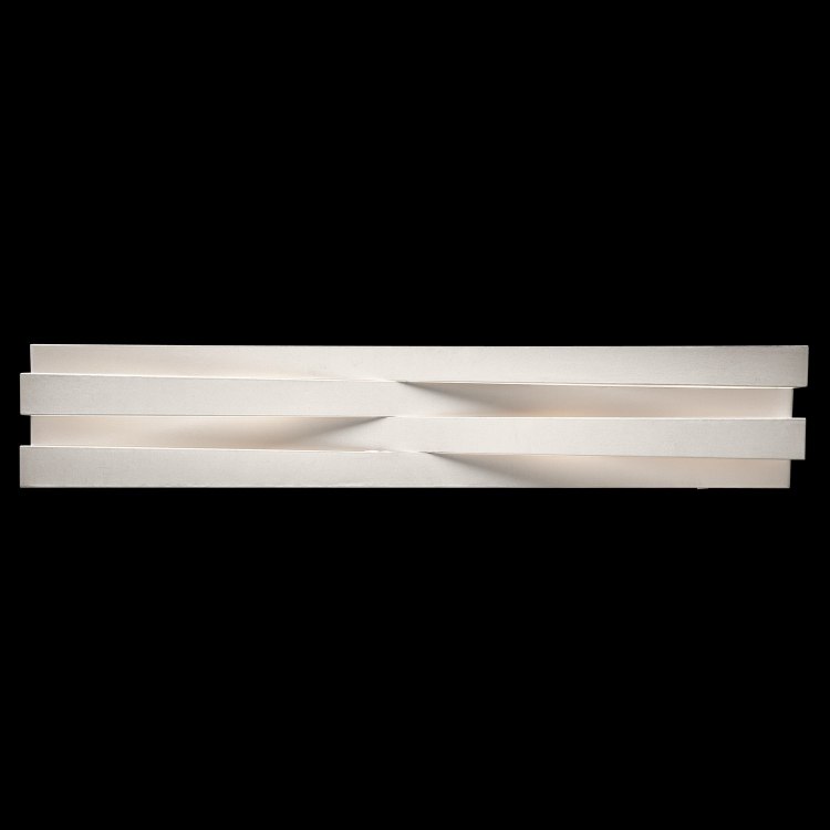 Foto para 40w Massimik Etched Glass Bottom White G9 5 light vanity