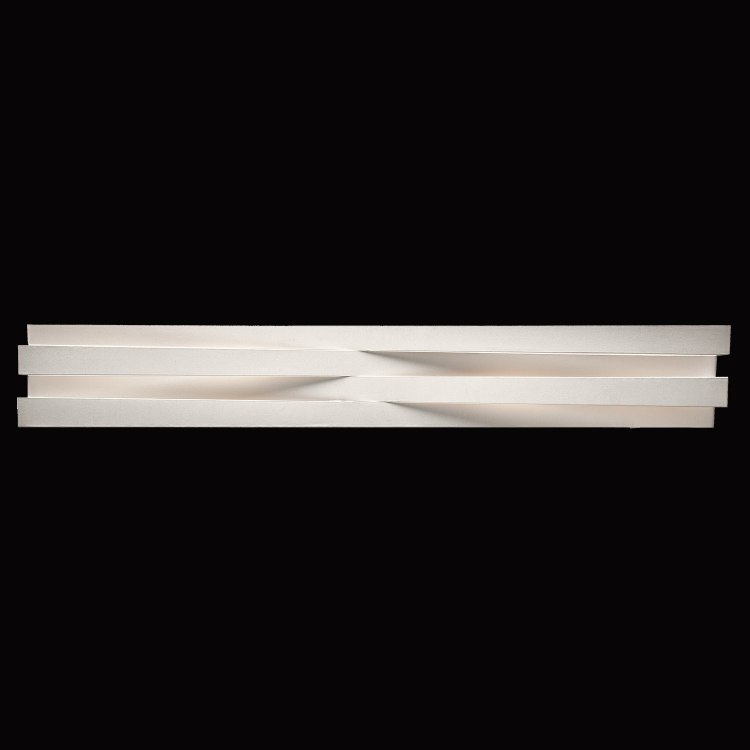 Foto para 40w Massimik Etched Glass Bottom White G9 6 light vanity