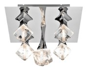 Foto para 20w Rockne Clear K9 Crystal Chrome G4 5 light flush