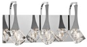 Foto para 20w Rockne Clear K9 Crystal Chrome G4 3 light vanity