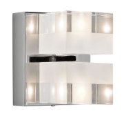 Picture of 20w Considine Clear And Frosted Glass Chrome G4 2 light sconce