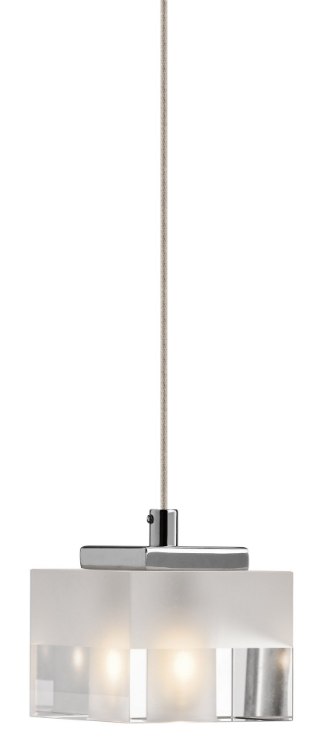 Foto para 20w Considine Clear And Frosted Glass Chrome G4 mini pendant