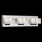 Picture of 20w Considine Clear And Frosted Glass Chrome G4 3 light vanity