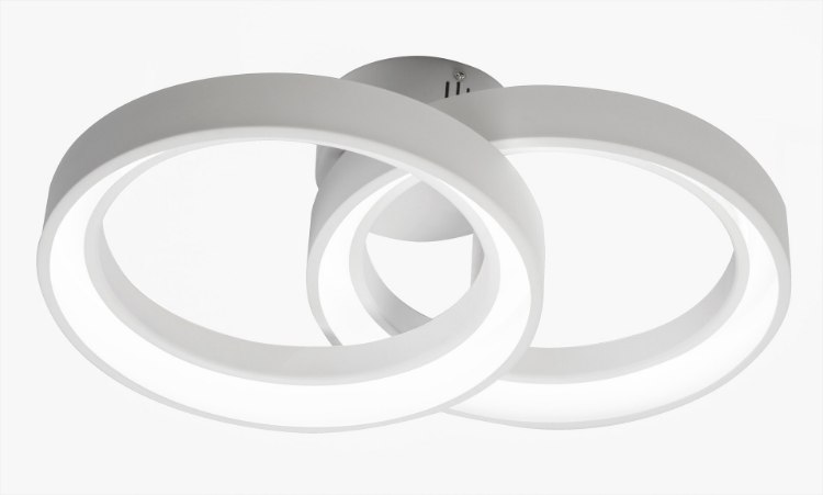 Foto para 941lm Fornello White Integrated LED Semi-flush