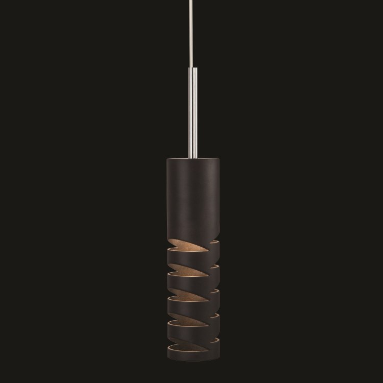 Foto para 35w Rakz Matte Black GU10 Halogen Mini Pendant