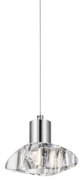 Picture of 269lm Renzu Crystal Chrome Integrated LED Mini Pendant