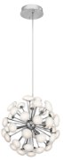 Picture of 2641lm Kotton Frosted Glass White Chrome Integrated LED Warm white LED 49-light Chandelier/Foyer