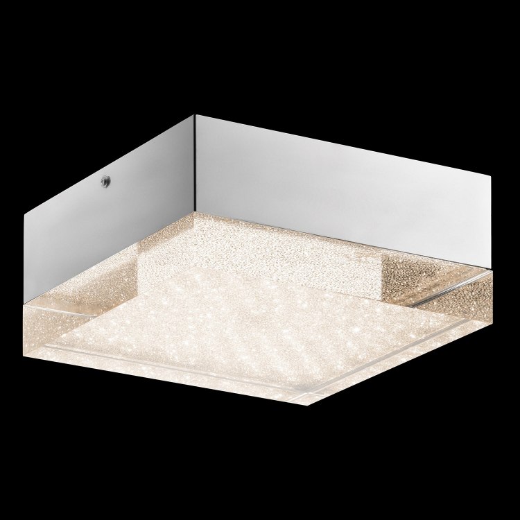 Foto para 906lm Gorve Clear Cubic Zirconia Chip Chrome Integrated LED Flush