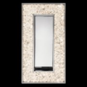 Foto para 817lm Crushed Ice Clear Glass With Crystals Gems Chrome Integrated LED warm white LED 1 (light) Rectangular Sconce