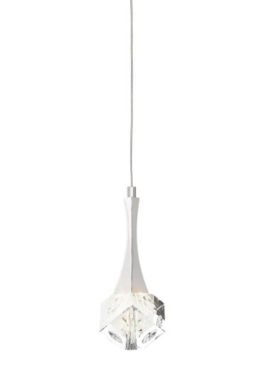 Picture of 384lm Rockne Clear K9 Crystal Chrome Integrated LED mini pendant