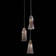 Foto para 411lm Vitalina Architectural Bronze Integrated LED 3LT LED  Mini Pendant Spiral