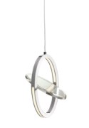 Foto para 239lm Oliv Clear Beveled Glass Chrome Integrated LED Pendant