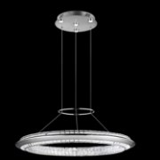 Foto para 953lm Joez Clear Crystal Chrome Integrated LED Pendant