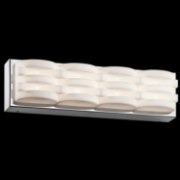 Foto para 1536lm Minse Ivory-White Acrylic Chrome Integrated LED Vanity