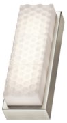 Picture of 1094lm Merco Ivory-White Acrylic Brushed Nickel Integrated LED Sconce