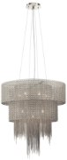 Picture of 40w Elauna Brushed Nickel G9 Large Drum Chandelier