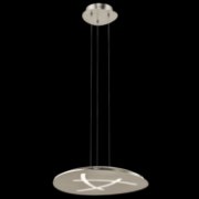 Picture of 809lm Orku Etched Acrylic Brushed Nickel Integrated LED Pendant