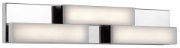 Foto para 2245lm Zagg White Acrylic Chrome Integrated LED 27" 3-Light Vanity