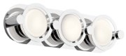 Picture of White Opal Chrome Integrated LED 3-Light 23.75" Vanity