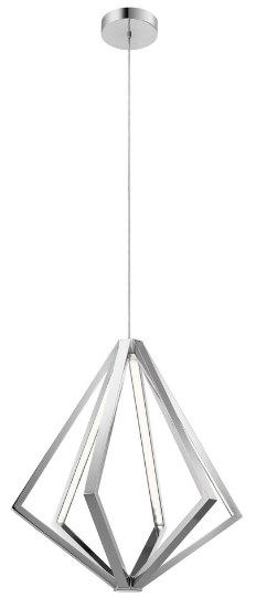 Foto para 913lm Everest Chrome Integrated LED Chandelier