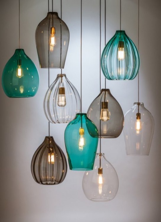 Foto para 60w Prescott Satin Nickel Incandescent Clear Squirrel Cage Pendant