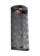 Foto para 14w 1000lm 27K Arramore Dark Weathered Zinc 17" 1-Light Outdoor LED Wall Lantern