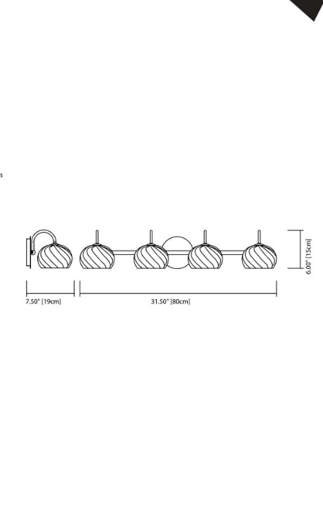 Foto para 40w Niu Clear Optic Outside Glass With Satin-Etched Inner Globe With Clear Glass Reveal Chrome G9 4 light vanity