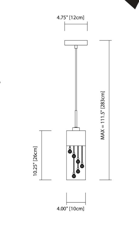 Foto para 35w Shayla Plated Chrome Finish On Clear Glass With Faceted Crystal Accents Chrome GU10 mini pendant