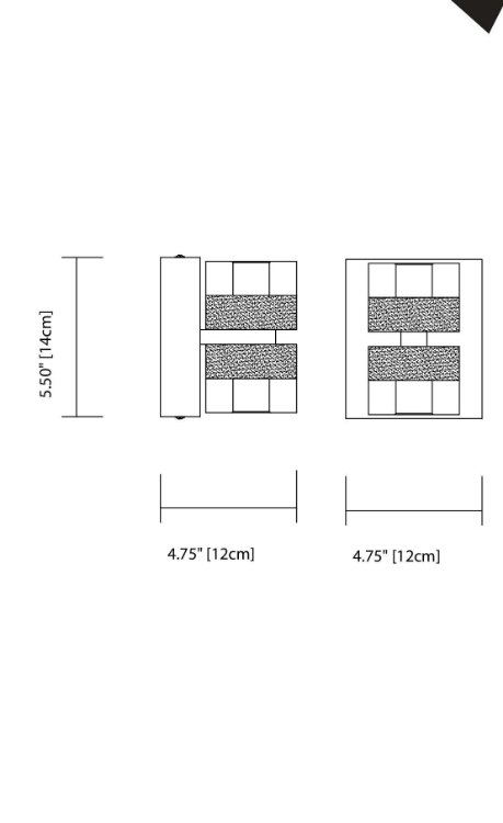 Foto para 20w Considine Clear And Frosted Glass Chrome G4 2 light sconce