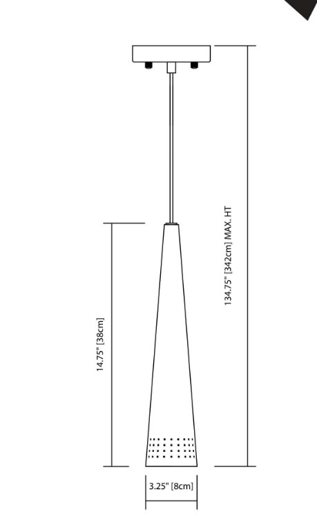 Foto para 7w 360lm Irvo Brushed Nickel GU10 LED Mini Pendant