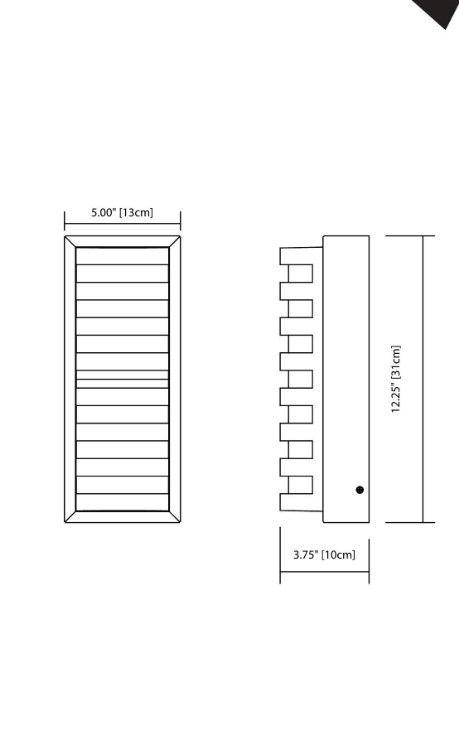 Foto para 1094lm Minse Ivory-White Acrylic Chrome Integrated LED Sconce