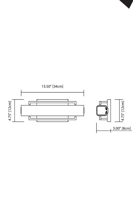 Foto para 1100lm Perov Etched Opal Glass Brushed Nickel Integrated LED Sconce/Vanity