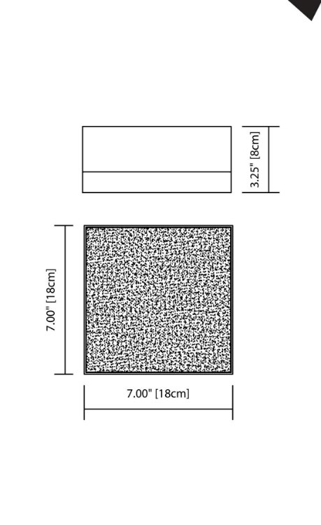 Foto para 785lm Gorve Clear Cubic Zirconia Chip Brushed Nickel Integrated LED Sconce