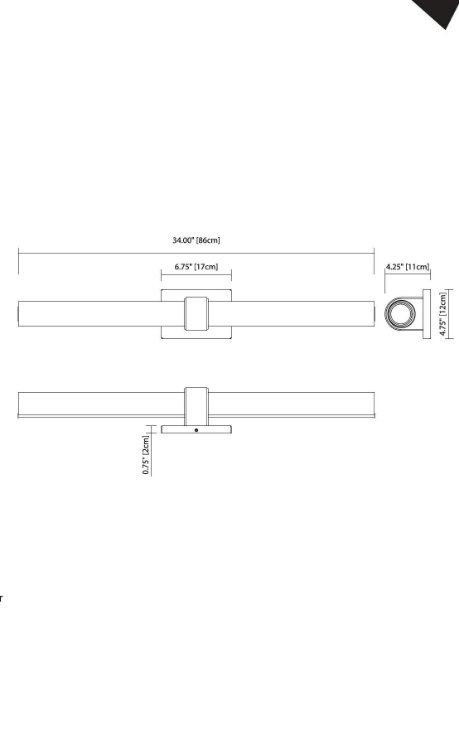 Foto para Izza Etched Opal Glass Brushed Nickel Integrated LED 34" Vanity