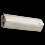 Picture of 50w 526lm Mesh White Poly With Metal Mesh Brushed Nickel Integrated LED Vanity