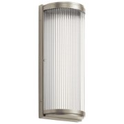 Picture of 20w 914lm Filter Clear Glass Rods Brushed Nickel Integrated LED Sconce