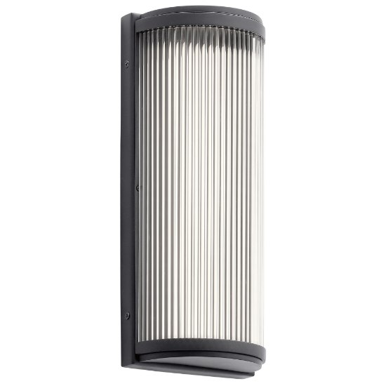 Picture of 20w 663lm Filter Clear Glass Rods Bronze Integrated LED Sconce