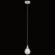 Foto para 7w 449lm Kiss Changed To Cubic Zirconia 8/32 Chrome Integrated LED Pendant