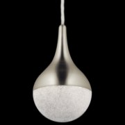 Foto para 7w 449lm Kiss Changed To Cubic Zirconia 8/32 Brushed Nickel Integrated LED Pendant