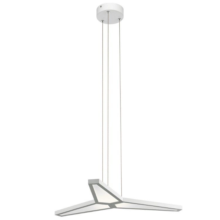 Foto para 37w 1195lm Viva White Acrylic Matt White Integrated LED Pendant