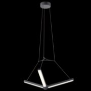 Foto para 14w 1315lm Enterprise Acrylic Charcoal Integrated LED Pendant