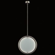 Foto para 17w 653lm Core Clear White Brushed Nickel Integrated LED Pendant