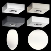 Foto para 10w Mates Chrome Integrated LED Flush Base Hardware Only