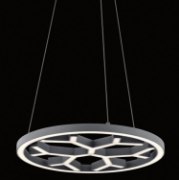 Foto para 1174lm Snowflake White Charcoal Integrated LED Pendant