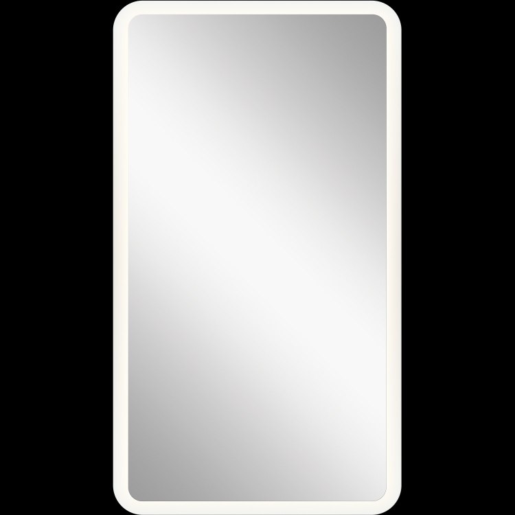 Foto para 25w Mirror With 3" Frosted Edge On 4 Sides MR Integrated LED Backlit Mirror