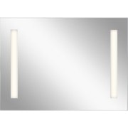 Foto para 33w Mirror With 3" Frosted Strips On 2 Sides MR Integrated LED Backlit Mirror w/ Soundbar