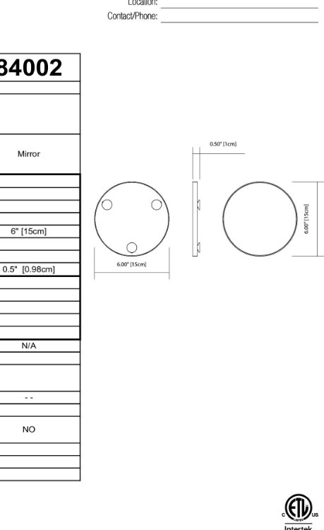 Foto para Mirror MR Magnification Mirror