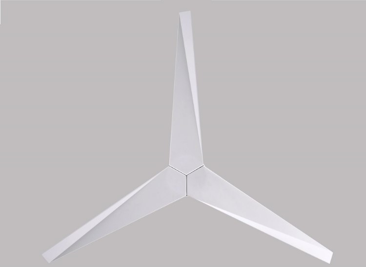 Foto para 32w 56" Eliza Wet Location Gloss White Ceiling Fan