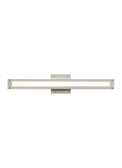 Picture of 20w Denton Satin Nickel w/ Polished Nickel Detail Denton 24 Bath OY SN LED830120