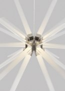 Foto para 35.1w 2709lm Photon 30k Acrylic Satin Nickel 90cri Photon 48 Chandelier sn LED930